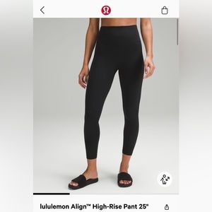 Lululemon Align Pant 25" Size 2
